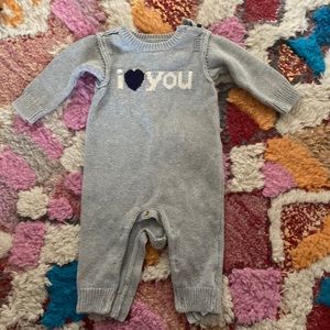 Gap knit onsie
